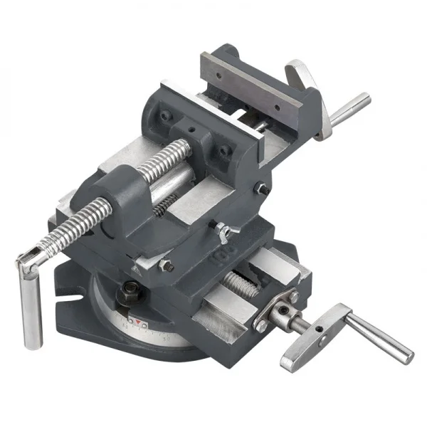 Fervi 0188/100g morsa a croce 90 mm con girevole - dettaglio 1