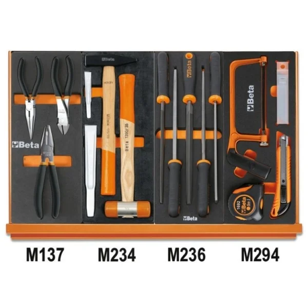 Beta 5980u/bike-m assortimento manutenzione biciclette in termoformati 106 pz. 059801050 - dettaglio 3