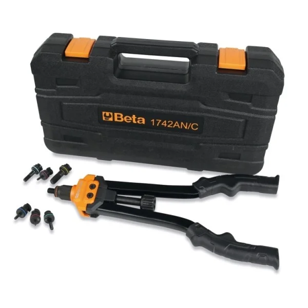 Beta 1742an/c rivettatrice di potenza per inserti filettati con accessori 80 pz. 017420106 - dettaglio 3