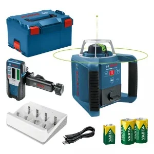 Bosch grl 300 hvg + lr 1g livella laser rotante con batterie ricaricabili varta 0601061704 - dettaglio 1