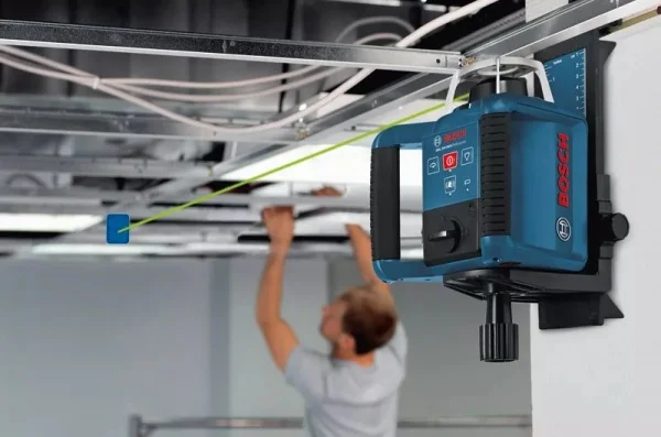 Bosch grl 300 hvg + lr 1g livella laser rotante con batterie ricaricabili varta 0601061704 - dettaglio 3