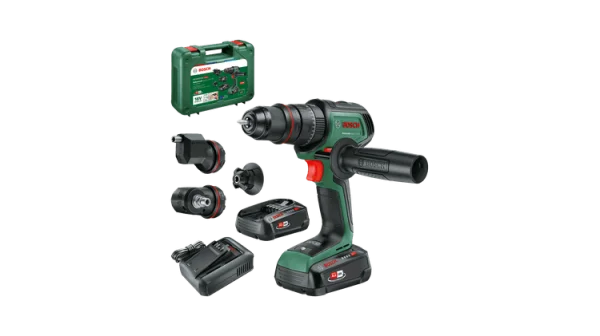 Bosch hobby advancedimpact 18v-80 quicksnap set avvitatore a percussione brushless 18 v con due batterie e accessori 06039e2105 - dettaglio 1