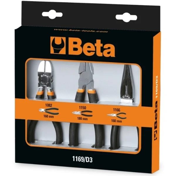Beta 1169/d3 set di pinze e tronchese 3 pz. 011690053 - dettaglio 1