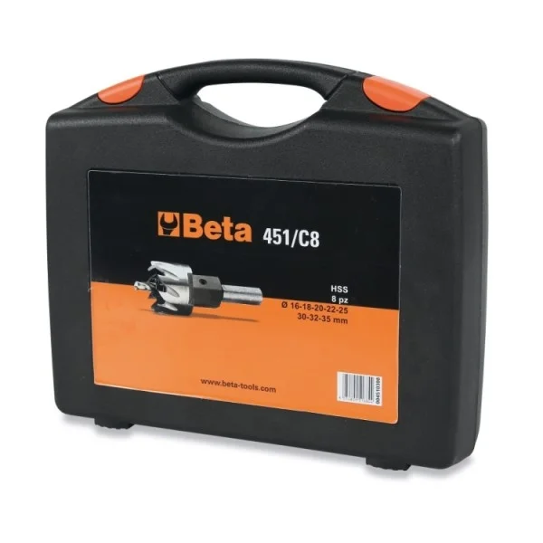 Beta 451/c8 set di frese a tazza hss rettificate 8 pz. 004510308 - dettaglio 2