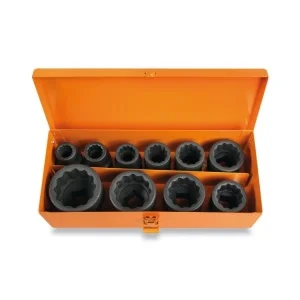 Beta 728b/c10 set di chiavi a bussola poligonali 3/4" fosfatate 10 pz. 007280930 - dettaglio 1