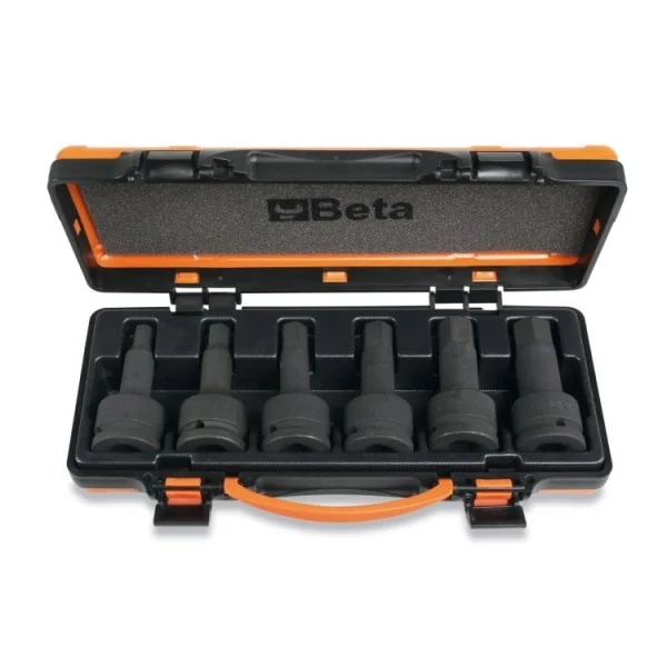 Beta 728me/c6 set di chiavi a bussola 3/4" maschio esagonale fosfatate 6 pz. 007280906 - dettaglio 1