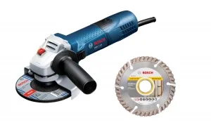 Bosch GWS 7-115 Smerigliatrice angolare 720 W con disco diamantato 115 mm - 0615A50041
