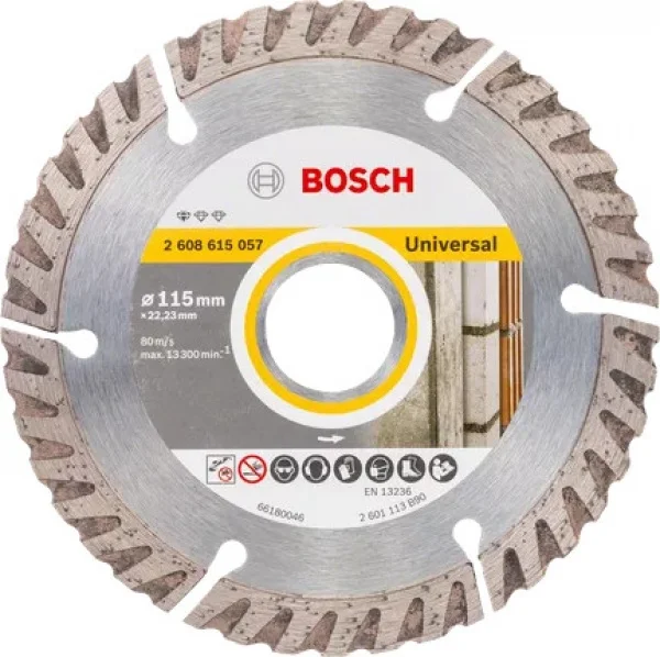 Bosch GWS 7-115 Smerigliatrice angolare 720 W con disco diamantato 115 mm - 0615A50041