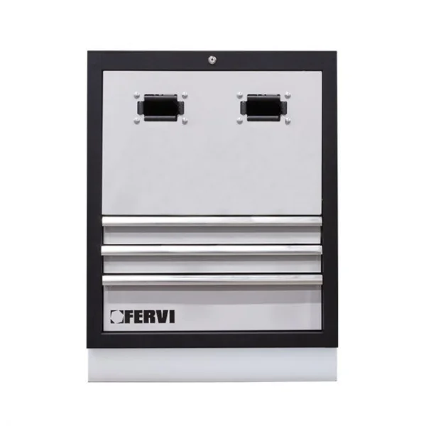 Fervi a007/18 armadio basso per arrotolatori con cassetto - dettaglio 1
