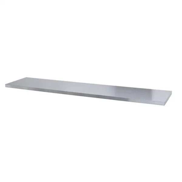 Fervi a007/09i piano di lavoro in acciaio inox 204x46 cm - dettaglio 1