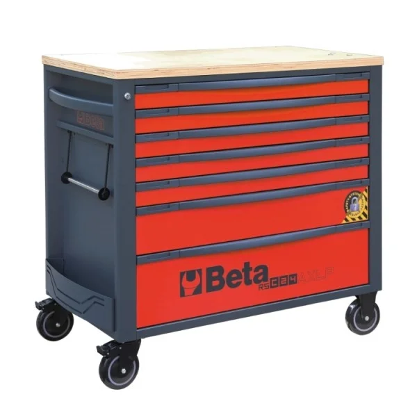 Beta rsc24axlp/7 cassettiera mobile 7 cassetti antiribaltamento modello lungo - dettaglio 3