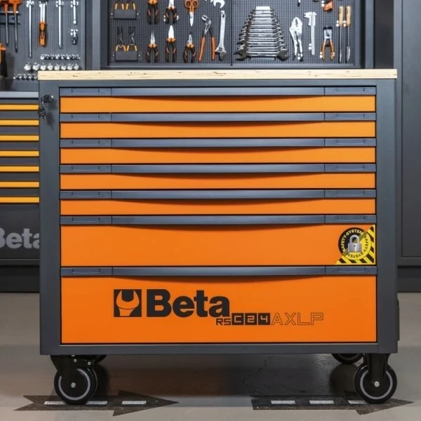 Beta rsc24axlp/7 cassettiera mobile 7 cassetti antiribaltamento modello lungo - dettaglio 5