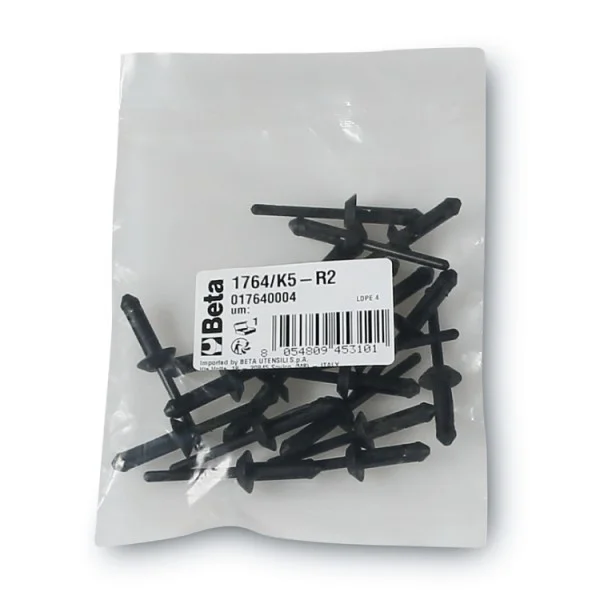 Beta 1764/k5 rivetti in plastica per rivettatrice 1764/k5 confezione 20 pz. - dettaglio 2