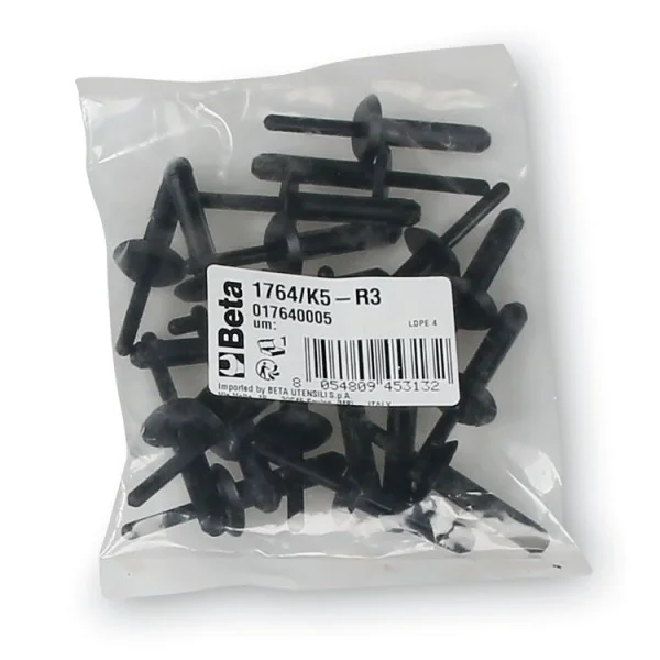 Beta 1764/k5 rivetti in plastica per rivettatrice 1764/k5 confezione 20 pz. - dettaglio 3