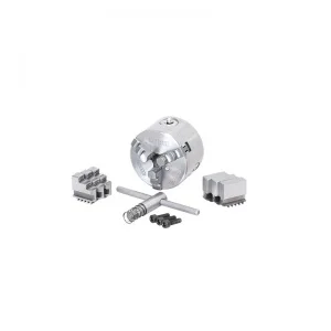 Fervi m075a/080 mandrino di precisione autocentrante 3+3+3 griffe per tornio - dettaglio 1