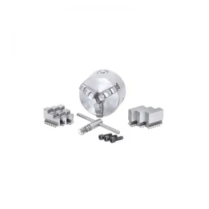 Fervi m075a/100 mandrino di precisione autocentrante 3+3+3 griffe per tornio - dettaglio 1