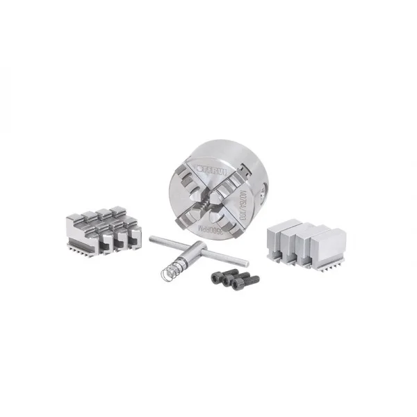 Fervi m076a/100 mandrino di precisione autocentrante per tornio 4+4+4 griffe - dettaglio 1