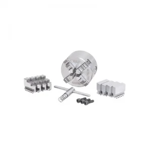 Fervi m076a/100 mandrino di precisione autocentrante per tornio 4+4+4 griffe - dettaglio 1