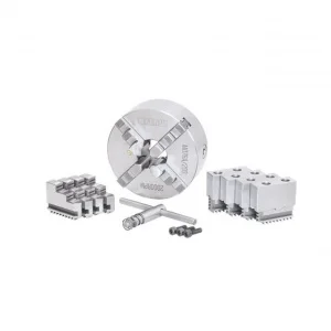 Fervi m076a/200 mandrino di precisione autocentrante per tornio 4+4+4 griffe - dettaglio 1