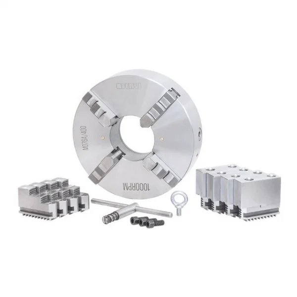 Fervi m076a/400 mandrino di precisione autocentrante per tornio 4+4+4 griffe - dettaglio 1