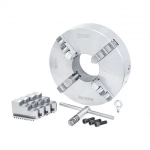 Fervi m449a/400 mandrino a 4+4 griffe di precisione autocentrante per tornio - dettaglio 1