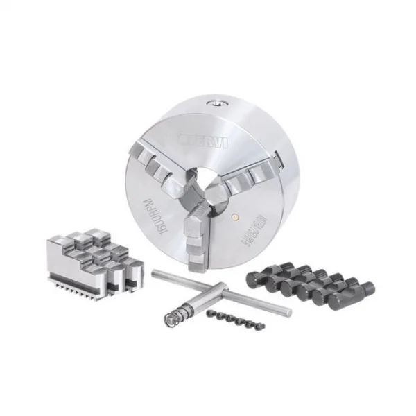 Fervi m078a/250/d1-6 mandrino camlock autocentrante di precisione a 3+3 griffe - dettaglio 1