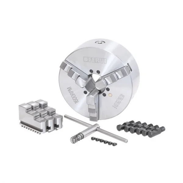 Fervi m078a/250/d1-5 mandrino camlock autocentrante di precisione a 3+3 griffe - dettaglio 1