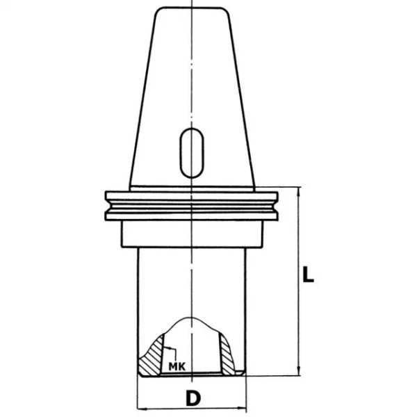 Fervi 1/1b40 mandrino porta punte din 2080 - dettaglio 2