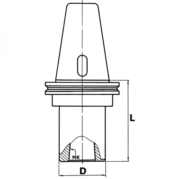 Fervi 1/5B50 Mandrino porta punte DIN 2080 - 1/5B50