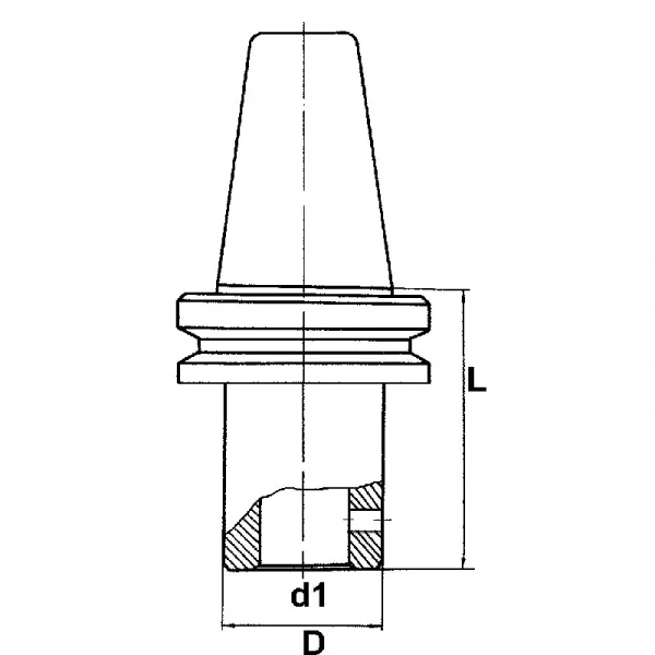 Fervi 4/10d40 mandrino weldon porta frese con vite di serraggio - dettaglio 2
