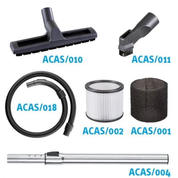 Fervi a024/602 aspirapolvere industriale per solidi e liquidi 60 l - dettaglio 2