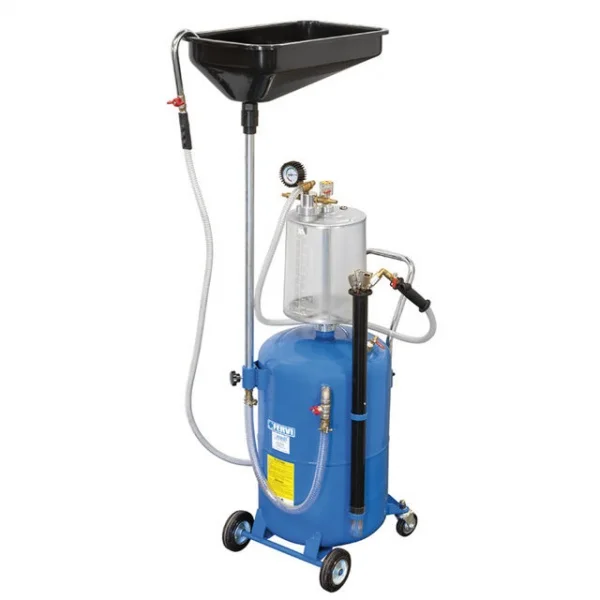 Fervi 0596 unità di aspirazione olio pneumatica 70 l - dettaglio 1