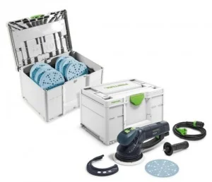 Festool ro 150 feq-sys gr levigatrice orbitale rotativa con valigetta di abrasivi 578257 - dettaglio 1