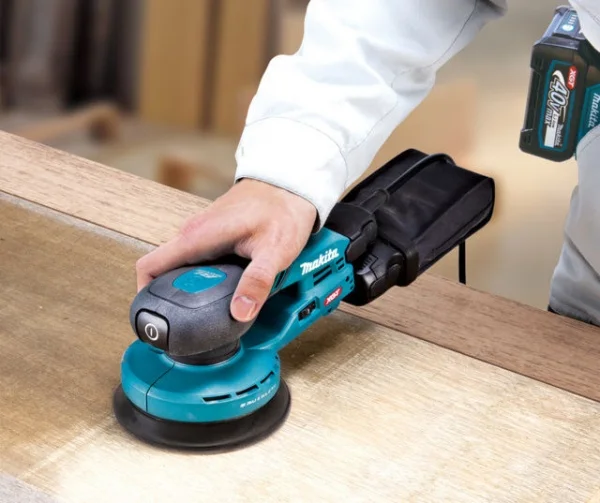 Makita bo003cgz levigatrice rotorbitale 125 mm brushless 40 v senza batteria - dettaglio 10