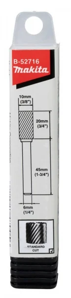 Makita b-52716 fresa tct standard per smerigliatrice dritta attacco 6 mm - dettaglio 3