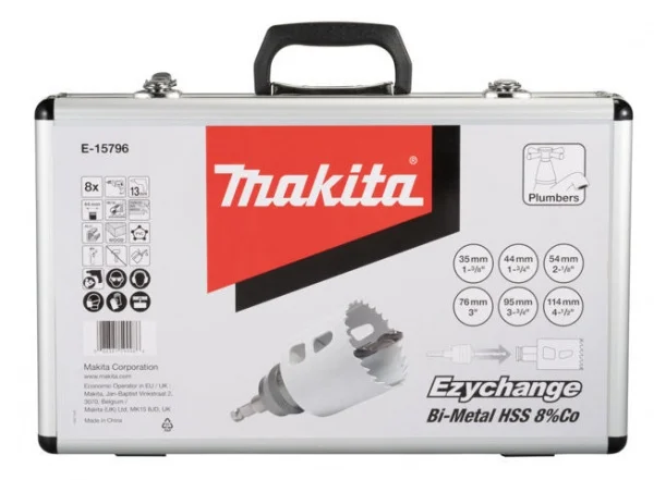 Makita e-15796 seghe a tazza ezychange in valigetta per idraulici 8 pz. - dettaglio 2