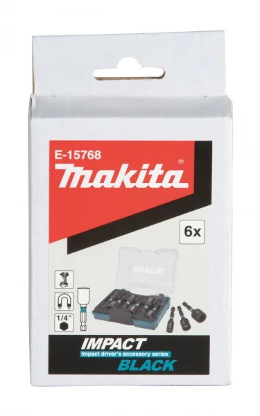 Makita e-15768 assortimento chiavi 1/4" esagonali maschio magnetiche 6 pz. - dettaglio 4