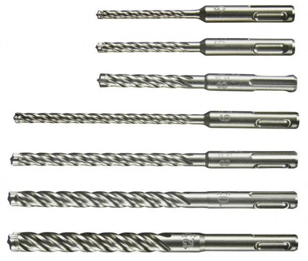 Makita e-14928 set punte sds-plus nemesis ii per muratura 7 pz. - dettaglio 1