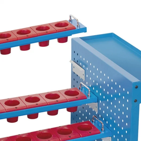 Fervi p450a carrello 20 portaconi con pareti fessurate - dettaglio 2