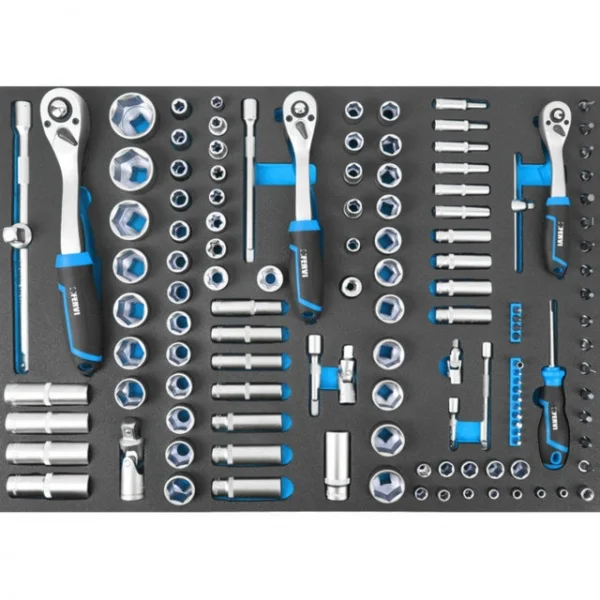 Fervi c960ca cassettiera mobile 7 cassetti con assortimento 290 pz. - dettaglio 2
