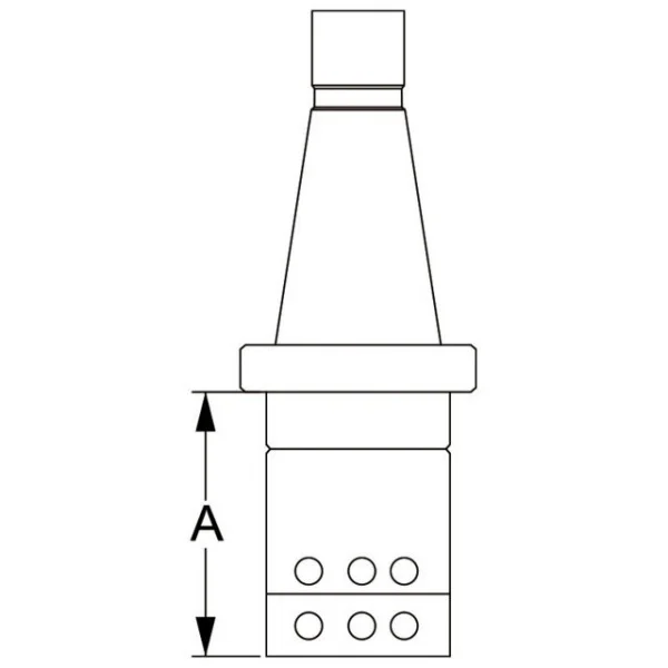 Fervi t010/5004 testina per alesare centesimale attacco cm/mt4 t010/5004 - dettaglio 2