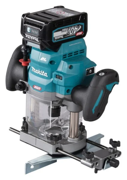 Makita rp001gm201 fresatrice verticale 12 mm brushless a batteria 40 v - dettaglio 1