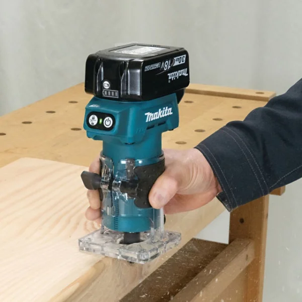 Makita drt52zj rifilatore fresatrice brushless 18 v senza batterie - dettaglio 7