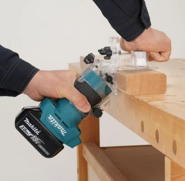 Makita drt52rf1j rifilatore fresatrice brushless a batteria 18 v - dettaglio 8