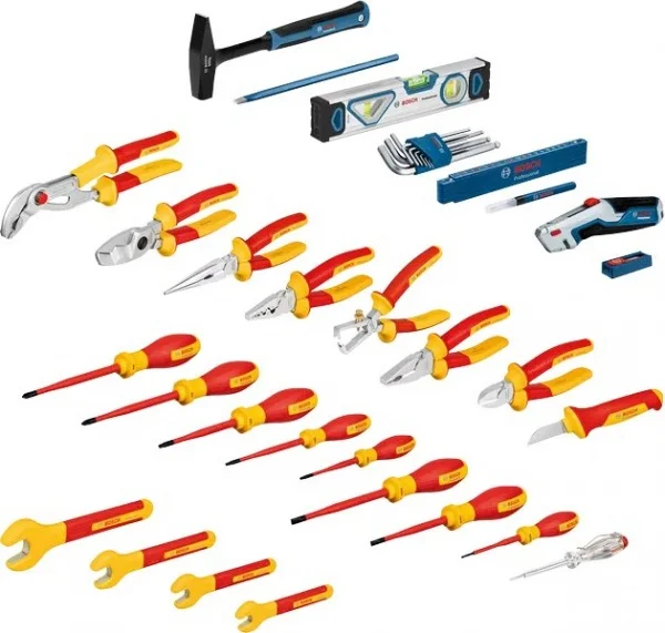 Bosch 1600a02ng4 valigetta con assortimento di utensili per elettricisti 37 pz. - dettaglio 1