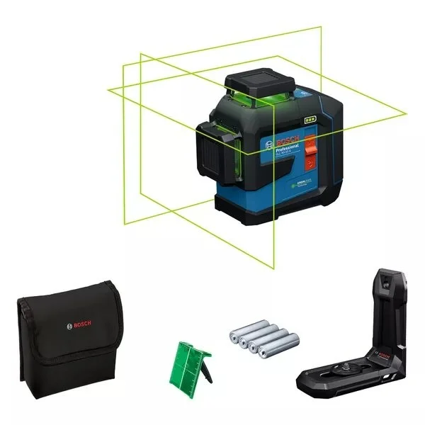 Bosch gll 80-33 g livella laser professionale a 3 linee verdi 360° 0601065500 - dettaglio 1