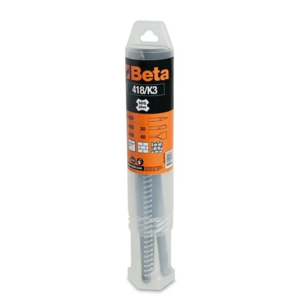 Beta 418/k3 kit di scalpelli sds-plus per edilizia 3 pz. 004180103 - dettaglio 5