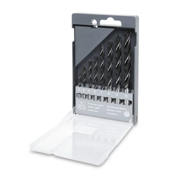 Beta 420d/sp8 set di punte elicoidali per legno a due taglienti 8 pz. 004200200 - dettaglio 1