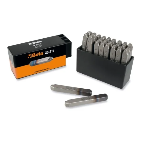 Beta 33lt set di punzoni con lettere a-z da 27 pz. - dettaglio 1