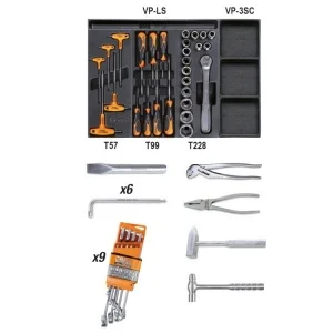 Beta 5988/inox assortimento di utensili in acciaio inox 49 pz. 059880700 - dettaglio 1